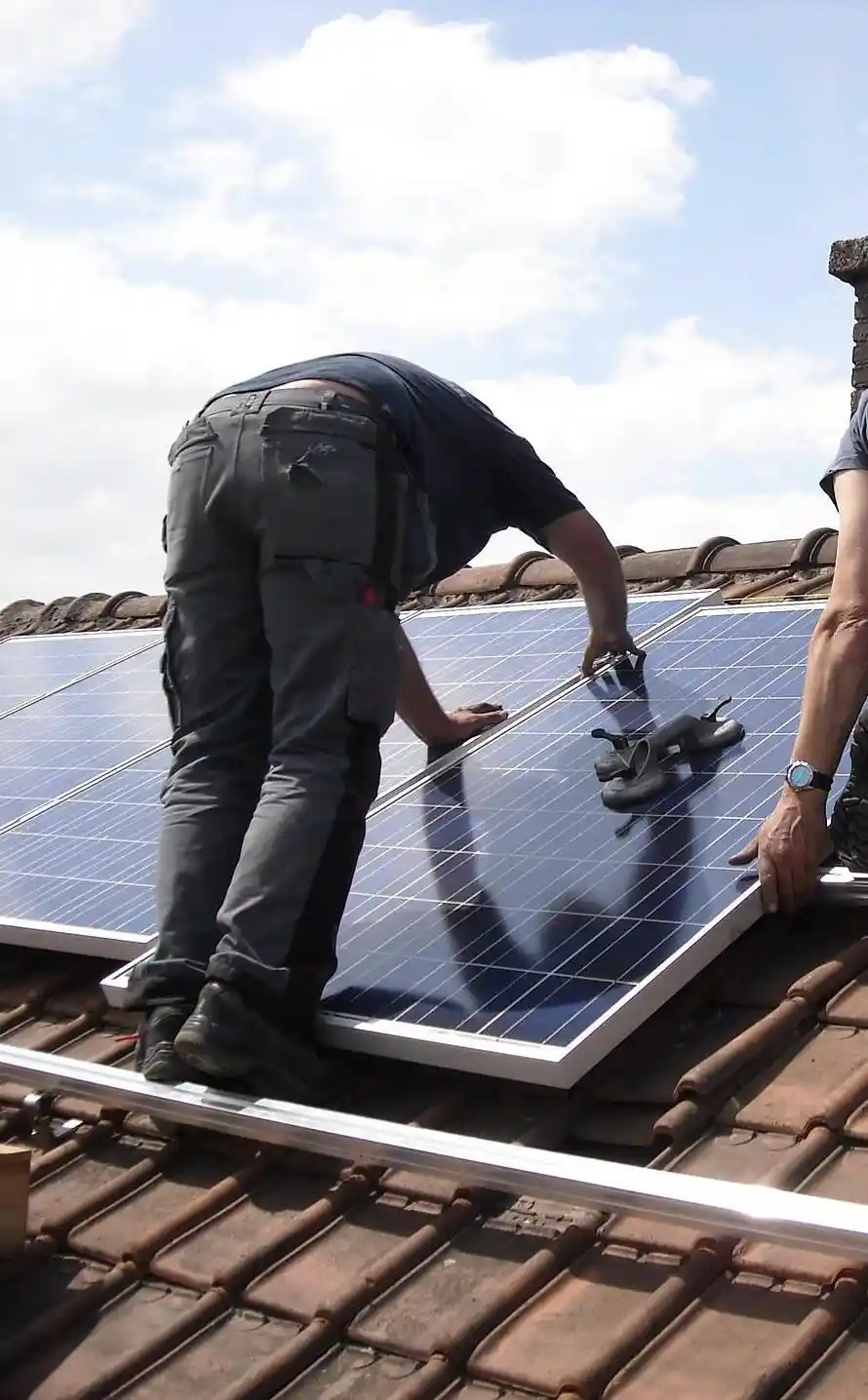 48v solar panel install